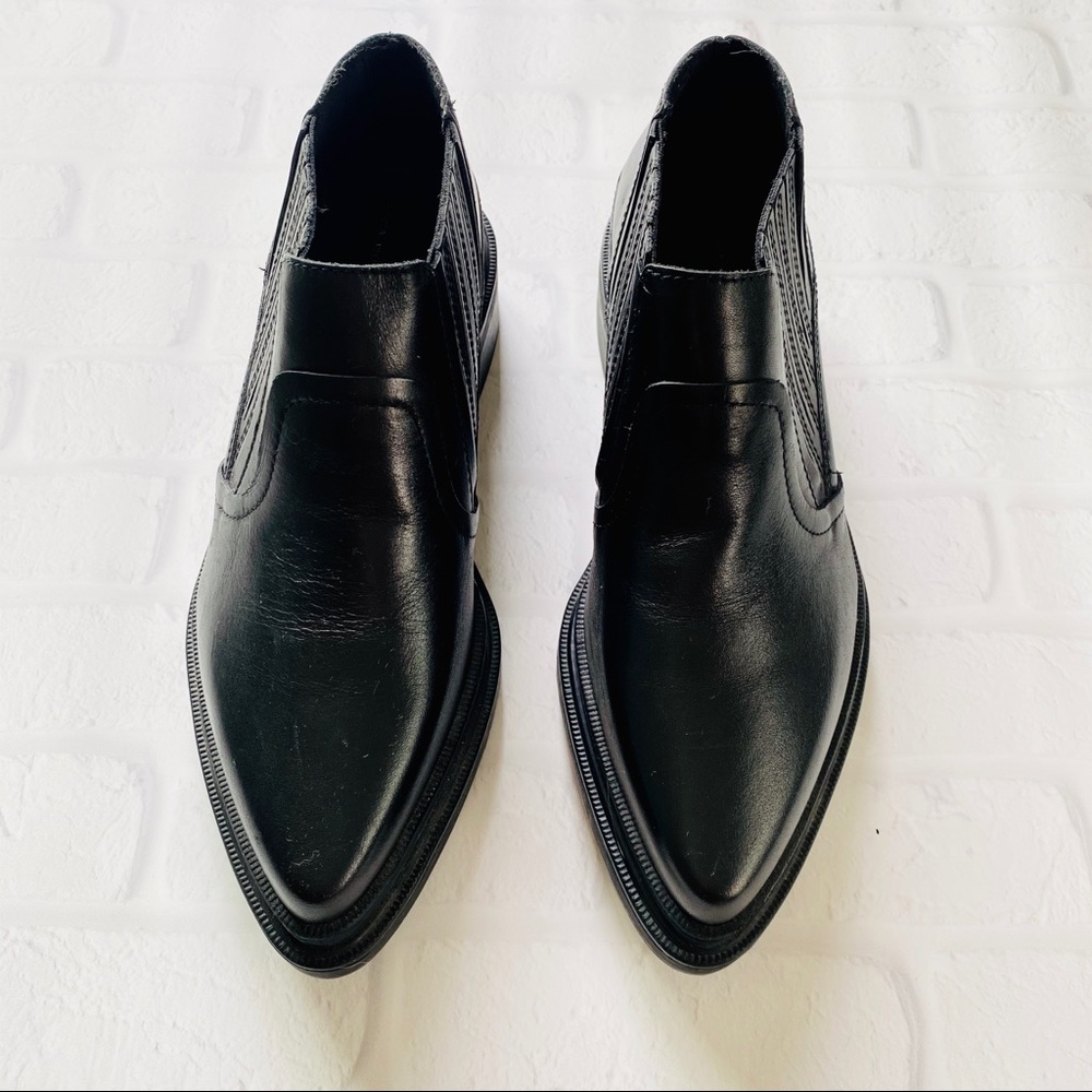Zara Authentic Leather Loafer Shoes
